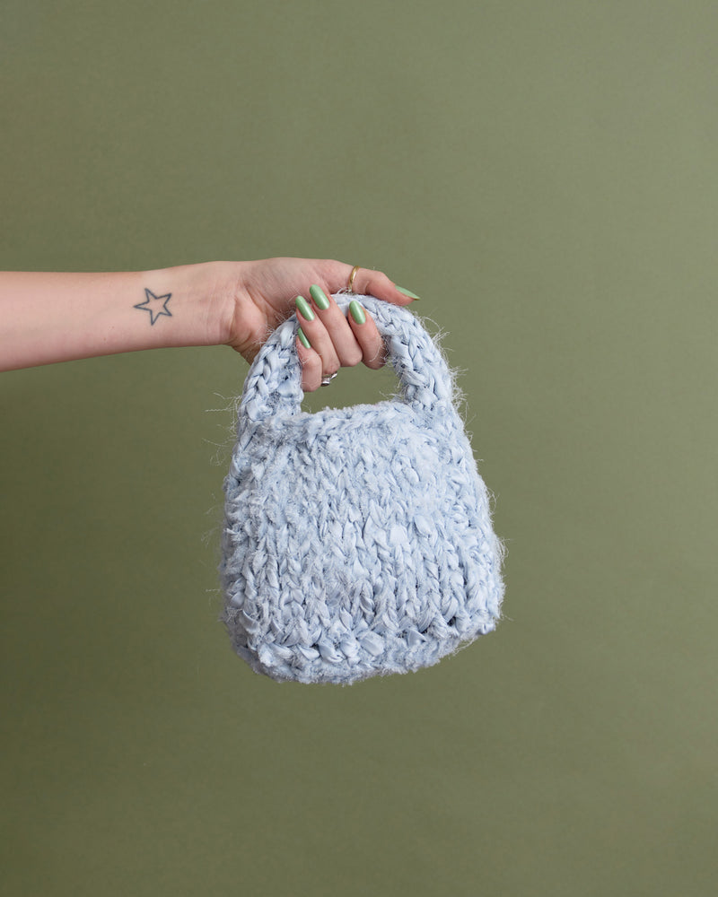 LIAM X GEO KNITS SLOW MINIBAG ICY BLUE | 