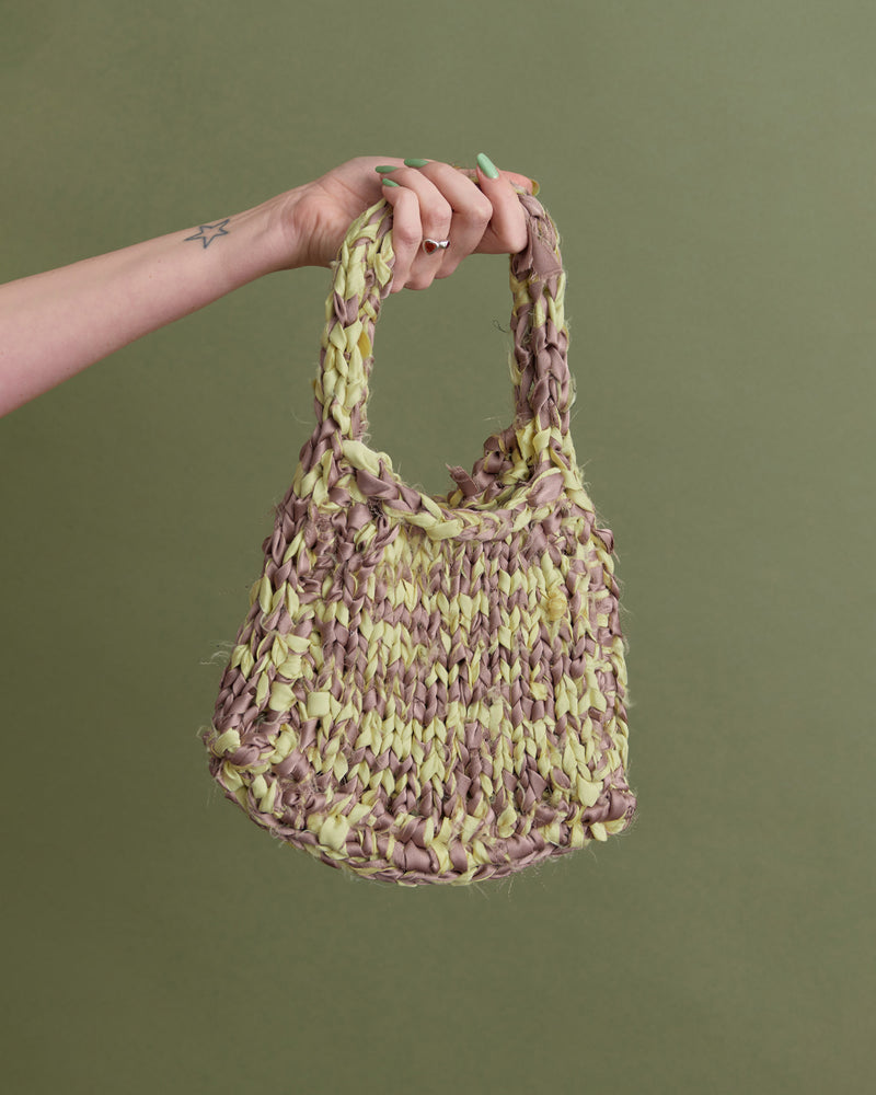 LIAM X GEO KNITS SLOW MINIBAG LEMON/TIRAMISU | 