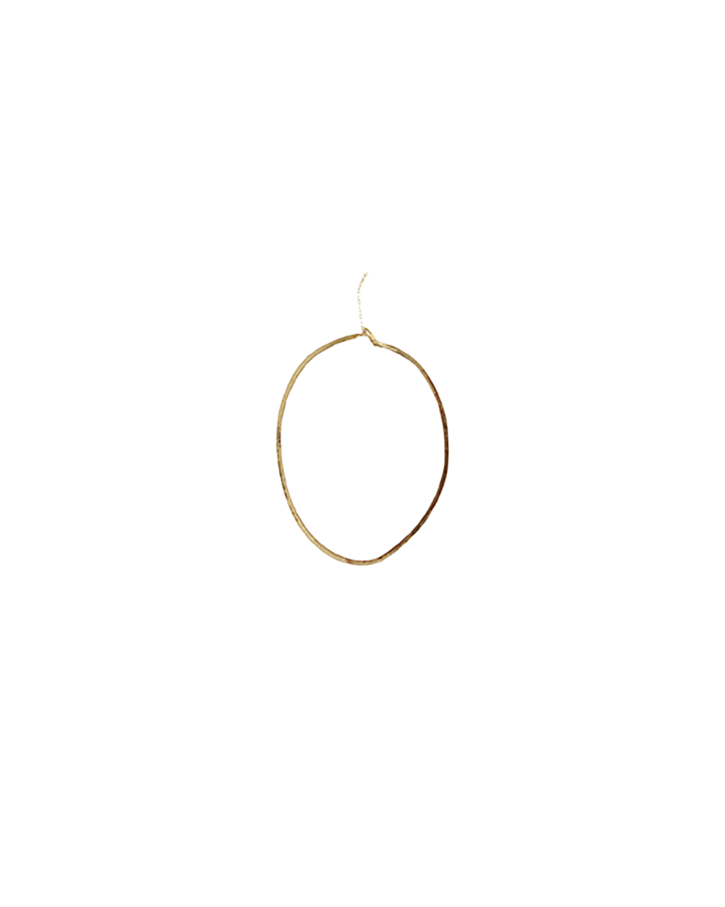 CADILLAC CHAIN NECKLACE GOLD | Slim snake style gold chain inspired by the 90's. Versatile for wearing alone or layering with other necklaces, made with signature RUBY branded hardware.