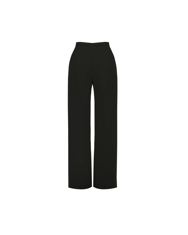 FIREBIRD PANT BLACK | Classic high waisted pant with a straight leg silhouette in black. An effortless and versatile piece perfect for work and beyond.