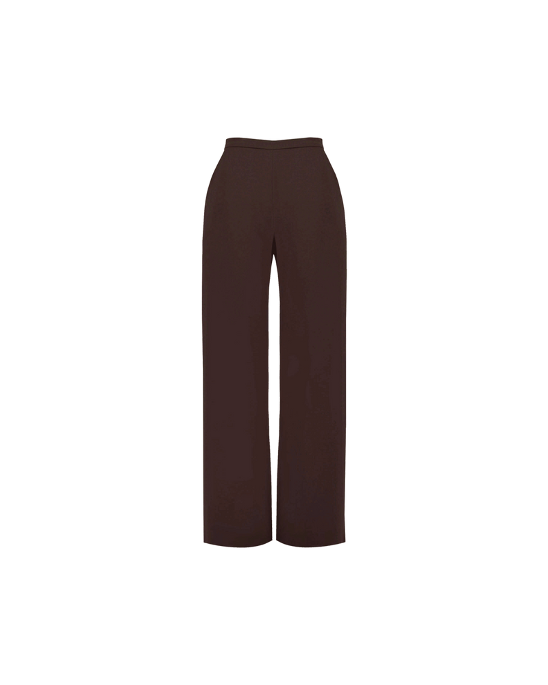 FIREBIRD PANT PETITE JAVA | Classic highwaisted pant with a straight leg silhouette in a new java colourway. An effortless and versatile piece perfect for work and beyond.