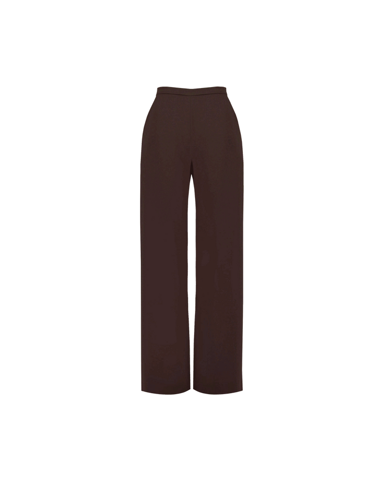 FIREBIRD PANT JAVA | Classic highwaisted pant with a straight leg silhouette in a new coal colourway. An effortless and versatile piece perfect for work and beyond.